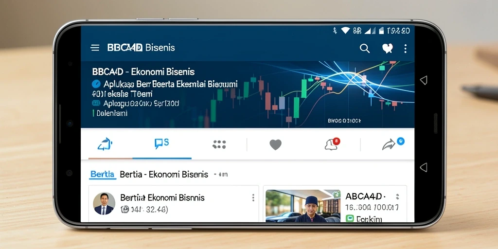 Antarmuka BBCA4D menampilkan berita ekonomi yang informatif dan terkini.