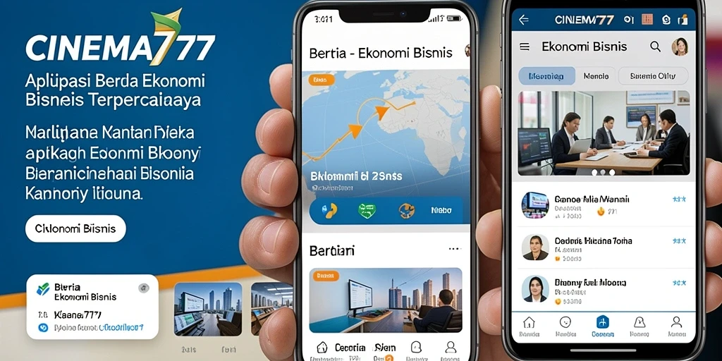 Antarmuka modern dan informatif dari aplikasi CINEMA777.