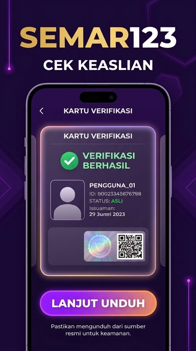 Tampilan kanal resmi semar123